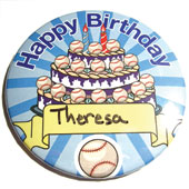 Happy Birthday Celebration Button