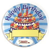 Happy Birthday Celebration Button