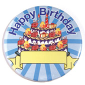 Happy Birthday Celebration Button